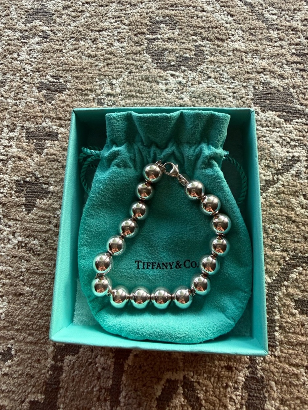 Tiffany & Co. Tiffany HardWear
Ball Bracelet in Silver, 10 mm